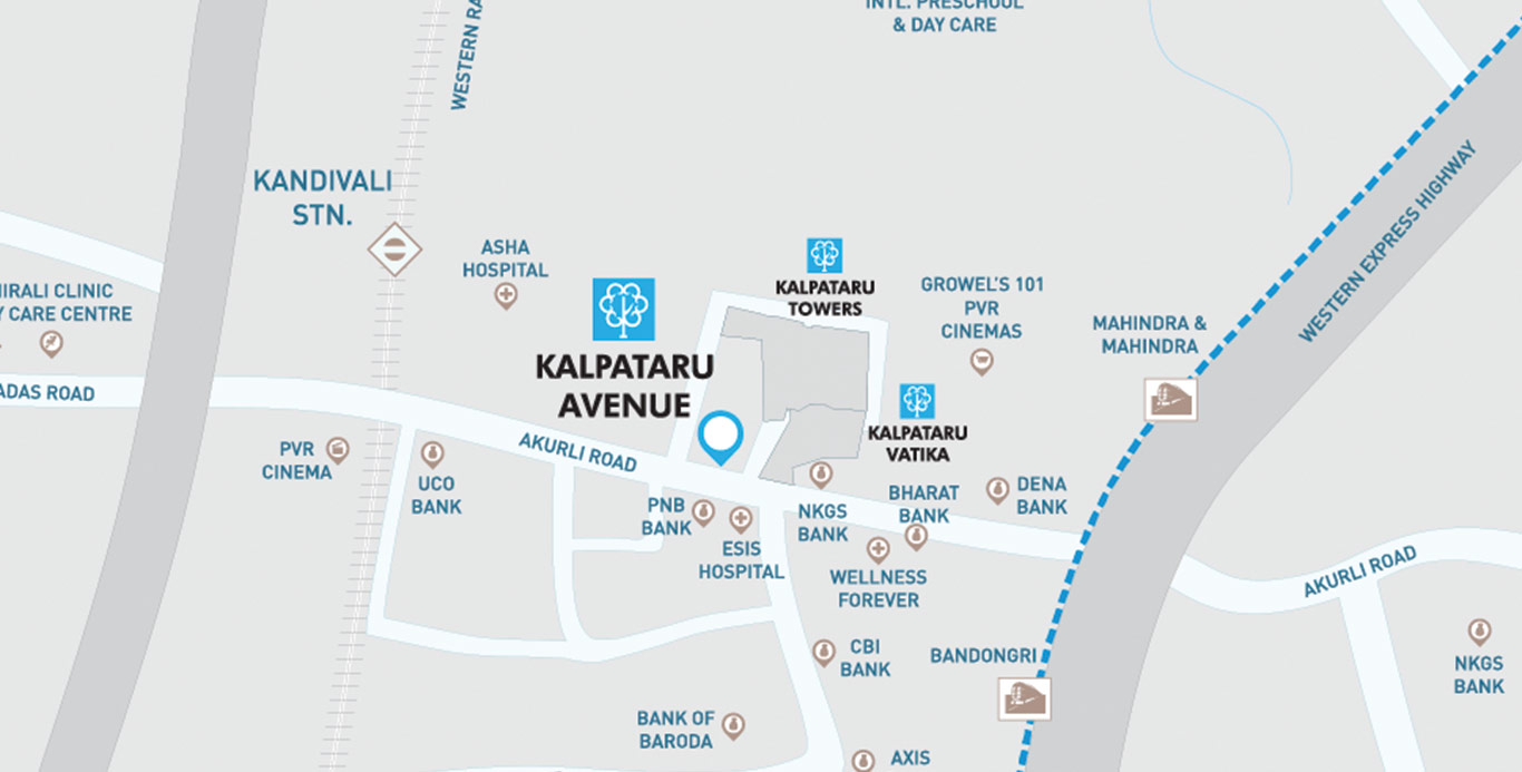 Kalpataru Avenue Location