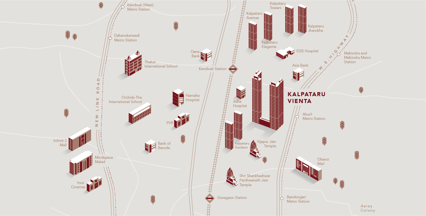 Kalpataru Vienta Location