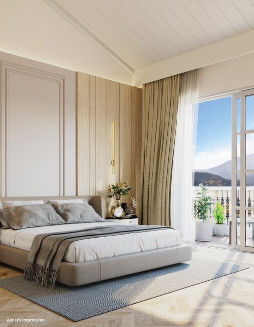 CHARMING BEDROOMS WITH WALK-IN CLOSETS
