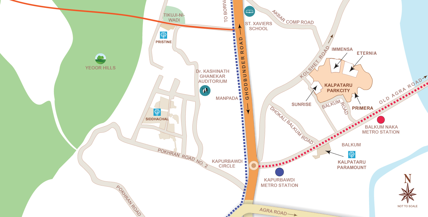 Eternia | Kalpataru Parkcity Location