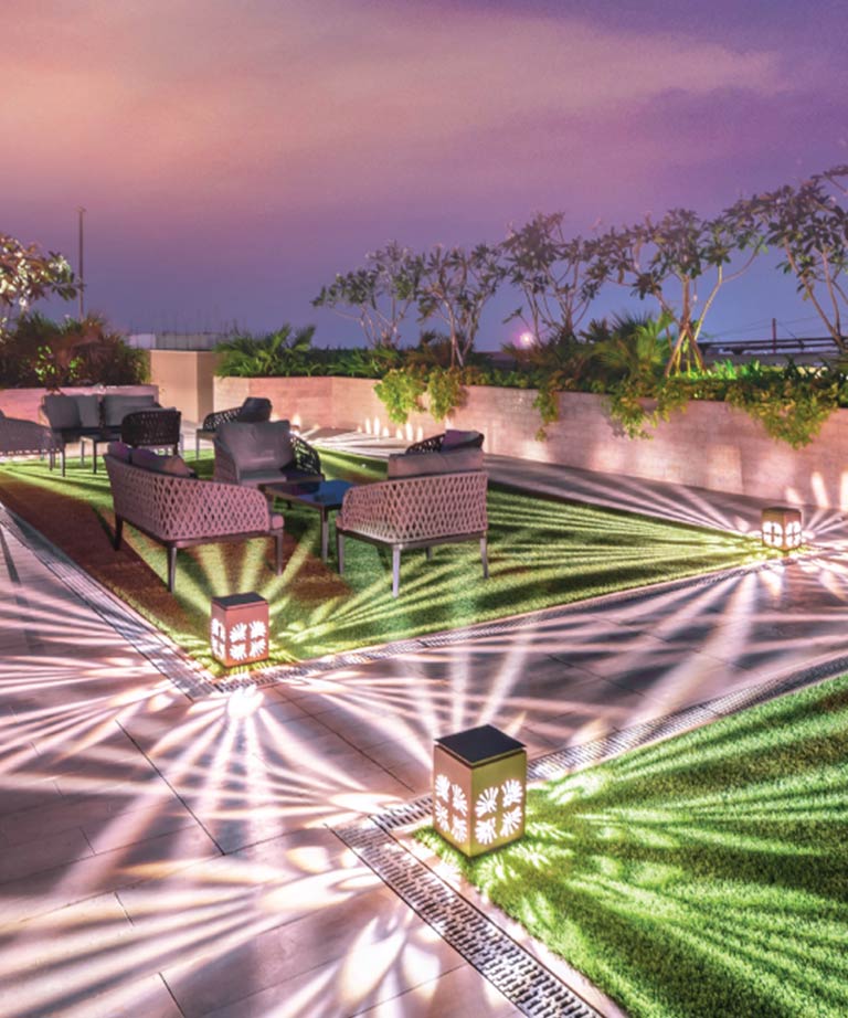 Rooftop Dining Area