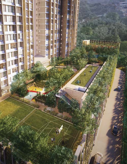 40% Open Spaces