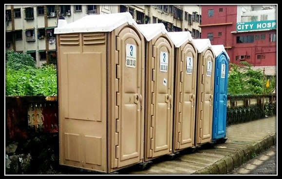 Mobile toilets across Panvel